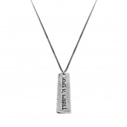 Unisex Blessing 925 silver plated pendant necklace