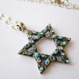 Star of David necklace 