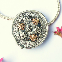  Fig leaves, leaves necklace, Jewish jewelry, Bible inspiration, Torah necklace, Made in Israel