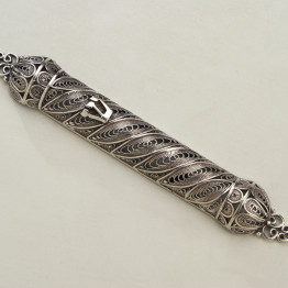 Sterling Silver Mezuzah Case