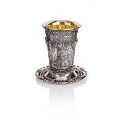 STERLING SILVER KIDDUSH CUP , STERLING SILVER PLATE