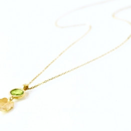 14 k Gold Leaf   Pendant