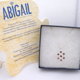 SILVER MOLECULE PENDANT